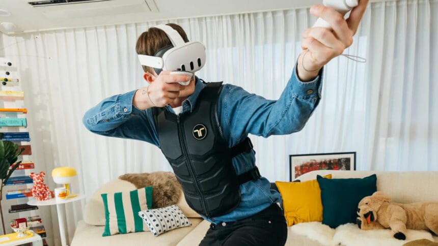 bHaptics is bringing its TactSuit haptic vests to the Playstation VR 2